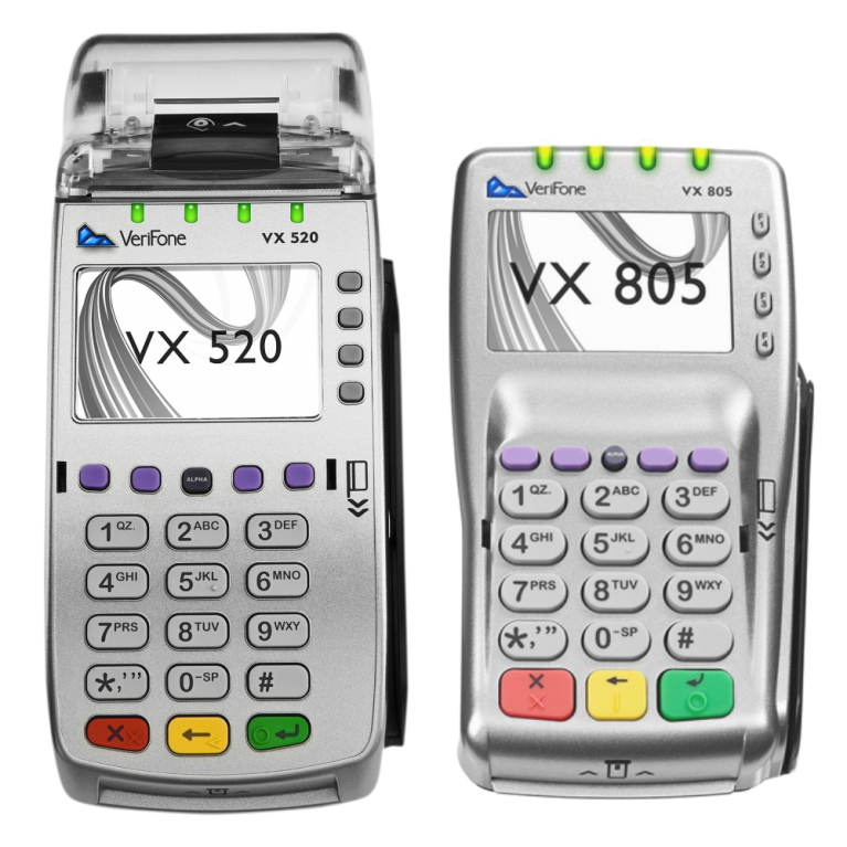 Verifone VX 520 and VX 805